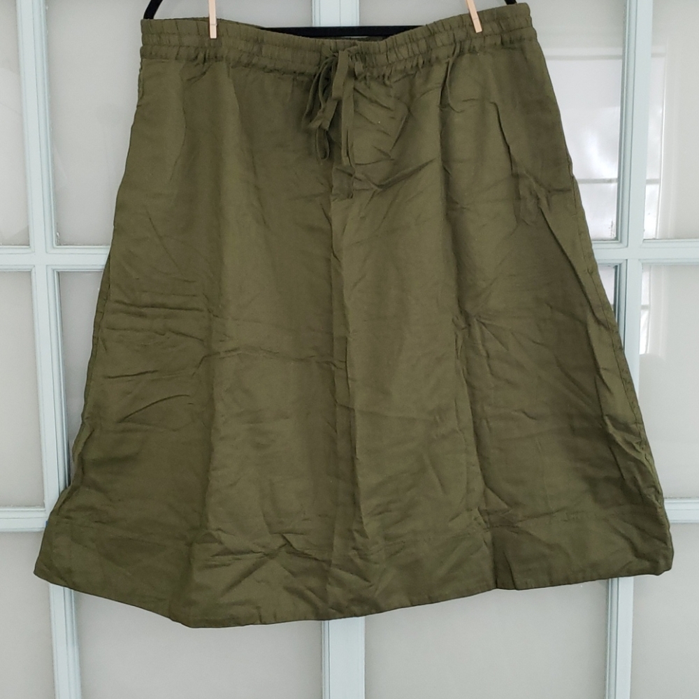 Madewell Green Circle Skirt XXL